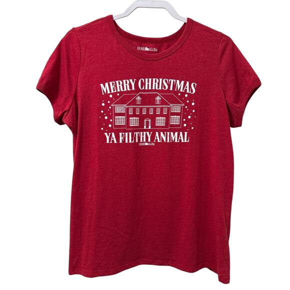 Torrid 1 (1X) Home Alone Movie Merry Christmas Ya Filthy Animal Graphic T Shirt - Picture 1 of 3